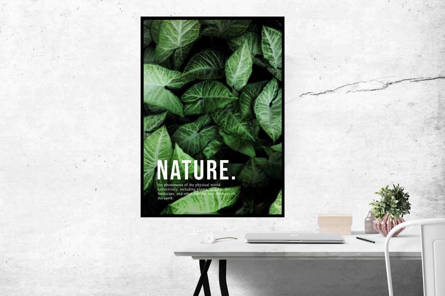 Nature Leaf Artwork Poster Print